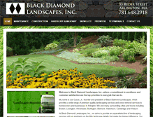 Tablet Screenshot of blackdiamondlandscapes.com